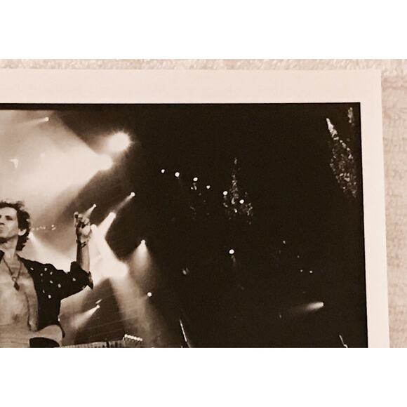 KEITH RICHARDS Photograph KEVIN MAZUR Promo B&W 8x10 Press Photo Rolling Stones - Picture 4 of 6